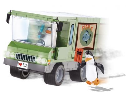 Cobi Tučňáci z Madagaskaru 26171 Rybí náklaďák