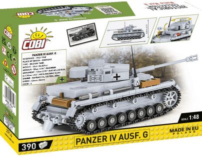 Cobi 2714 Nemecký stredný tank PzKpfW Panzer IV ausf. G 390 dielikov