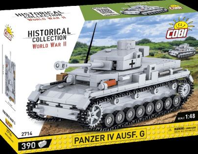 Cobi 2714 Nemecký stredný tank PzKpfW Panzer IV ausf. G 390 dielikov