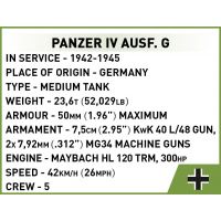 Cobi 2714 Nemecký stredný tank PzKpfW Panzer IV ausf. G 390 dielikov 5