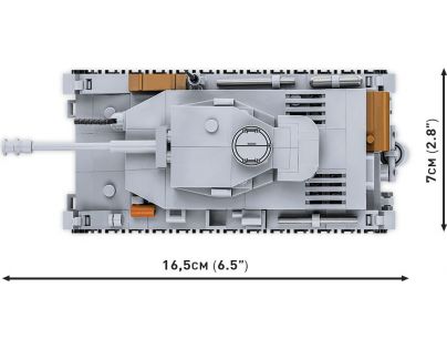 Cobi 2714 Nemecký stredný tank PzKpfW Panzer IV ausf. G 390 dielikov