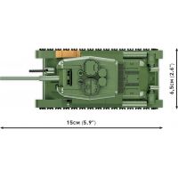 Cobi 2716 Ruský stredný tank T-34-85 zelený 286 dielikov 2
