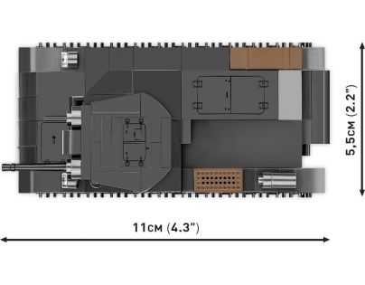 Cobi 2718 Ľahký tank Panzer II Ausf. A 250 dielikov