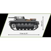Cobi 2718 Ľahký tank Panzer II Ausf. A 250 dielikov 3