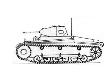 Cobi 2718 Ľahký tank Panzer II Ausf. A 250 dielikov