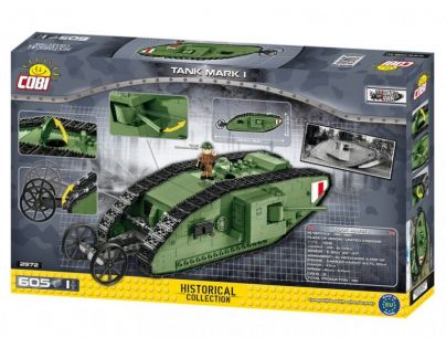 Cobi 2972 Malá armáda I. svetová vojna Tank Mark I