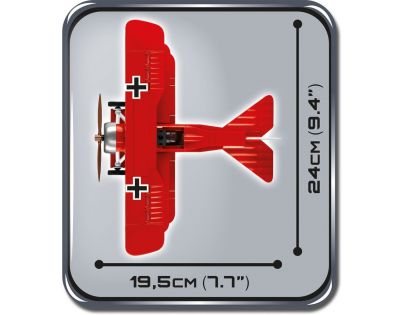 Cobi 2974 Great War Fokker Dr. 1 RED BARON - Poškodený obal