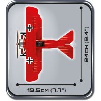 Cobi 2974 Great War Fokker Dr. 1 RED BARON - Poškodený obal 3