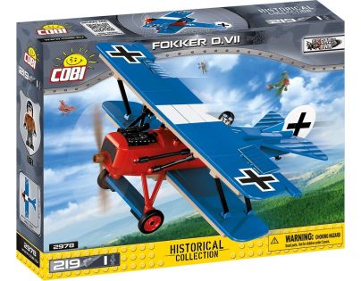 COBI 2978 GREAT WAR Fokker D. VII, 219 k, 1f