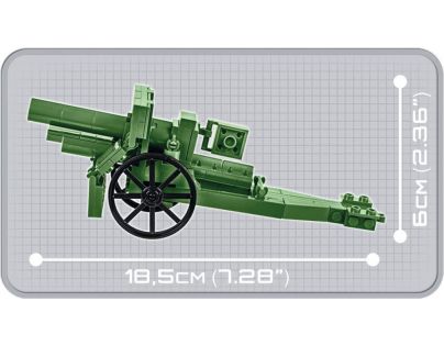 Cobi 2981 Malá armáda 155mm Field Howitzer 1917