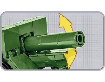Cobi 2981 Malá armáda 155mm Field Howitzer 1917