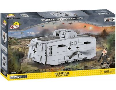 Cobi 2982 Great War Sturmpanzerwagen A7V  - Poškodený obal