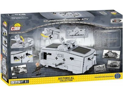 Cobi 2982 Great War Sturmpanzerwagen A7V  - Poškodený obal