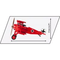Cobi 2986 I. svetová vojna Fokker Dr. Aj Red Baron 178 dielikov 3