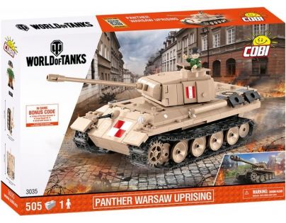 Cobi Malá armáda 3035 World of Tanks Panther V Varšavské povstanie