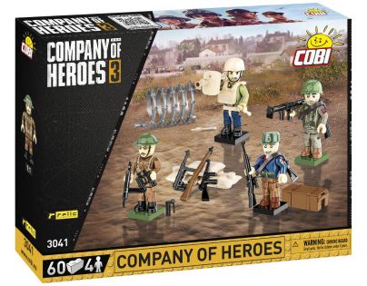Cobi 3041 Company of Heroes Figurky s doplňky 60 dielikov