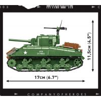 Cobi 3044 Company of Heroes Sherman M4A1 6