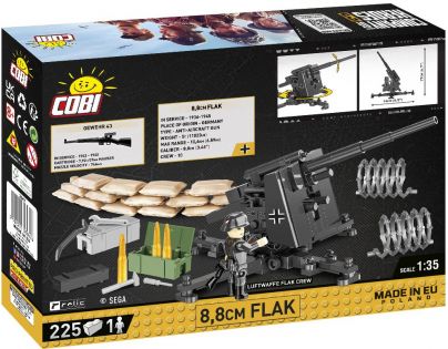 Cobi 3047 Company of Heroes 8,8 cm Flak 225 dielikov