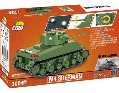 Cobi 3063 World of Tanks Sherman M4 1:48