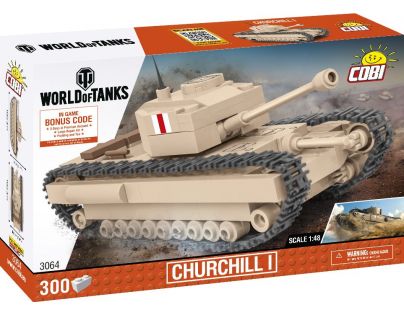 Cobi 3064 World of Tanks Churchill Aj 1:48
