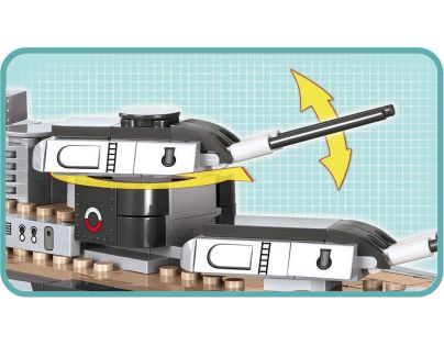 Cobi 4809 Small Army II. světová válka Bitevník Tirpitz 1:300