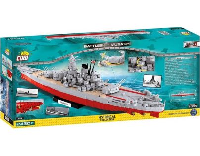 Cobi 4811 II. světová válka Bitevník Musashi, 1:300