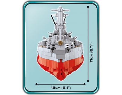 Cobi 4814 Malá armáda II. svetová vojna Bojová loď Yamato