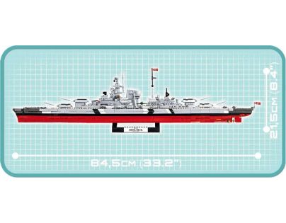 Cobi 4819 II. svetová vojna bitevníky Bismarck 1: 300