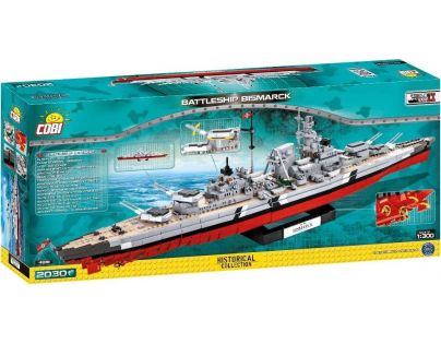 Cobi 4819 II. svetová vojna bitevníky Bismarck 1: 300