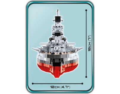 Cobi 4819 II. svetová vojna bitevníky Bismarck 1: 300