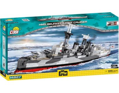 Cobi 4821 World War II Britský Ľahký krížnik HMS Belfast
