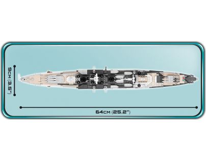Cobi 4821 World War II Britský Ľahký krížnik HMS Belfast