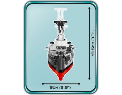 Cobi 4821 World War II Britský Ľahký krížnik HMS Belfast