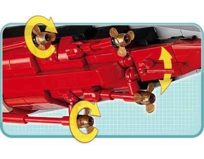 Cobi 4821 World War II Britský Ľahký krížnik HMS Belfast