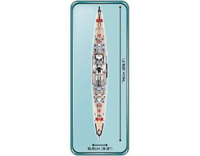 Cobi 4823 Malá armáda II. svetová vojna Prinz Eugen 1: 300