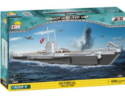 Cobi 4828 II. svetová vojna Ponorka U-Boot U-47 1: 144