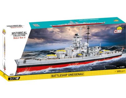 Cobi 4835 II. svetová vojna Bitevník Gneisenau 2417 dielikov