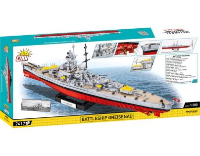 Cobi 4835 II. svetová vojna Bitevník Gneisenau 2417 dielikov