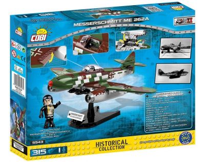 Cobi 5543 SMALL ARMY - II WW Messerschmitt ME 262A Schwalbe, 315 k, 1 f