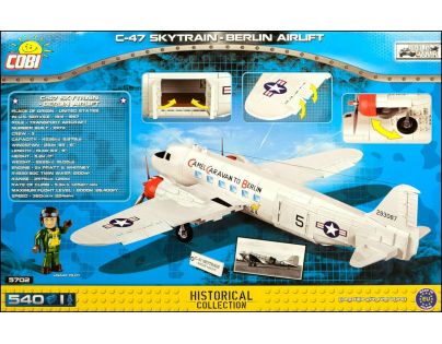 Cobi 5702 Malá armáda II. svetová vojna Douglas C-47 Skytrain Dakota Berlin Airlift