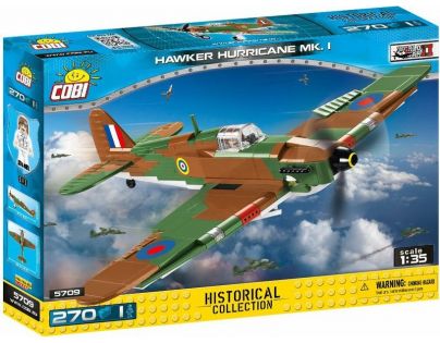 Cobi 5709 Malá armáda II. svetová vojna Hawker Hurricane MK I 270 k
