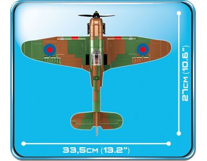 Cobi 5709 Malá armáda II. svetová vojna Hawker Hurricane MK I 270 k