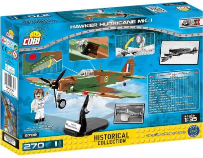 Cobi 5709 Malá armáda II. svetová vojna Hawker Hurricane MK I 270 k