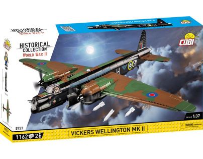 Cobi 5723 II. svetová vojna Britský stredný bombardér Vickers Wellinton MK II 1162 dielikov