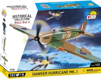 Cobi II. svetová vojna Hawker Hurrican Mk. I 382 dielikov