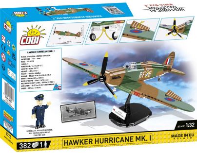 Cobi II. svetová vojna Hawker Hurrican Mk. I 382 dielikov