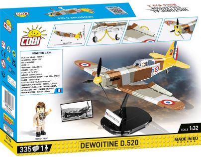 Cobi 5734 II. svetová vojna Dewoitine D.520