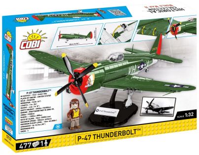 Cobi 5737 II. svetová vojna P-47 Thunderbolt