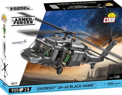 Cobi 5817 Americký viacúčelový vrtuľník Sikorski UH-60 Black Hawk 905 dielikov