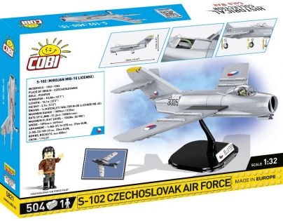 Cobi 5821 Československé stíhacie lietadlo S-102 MIG15 504 dielikov